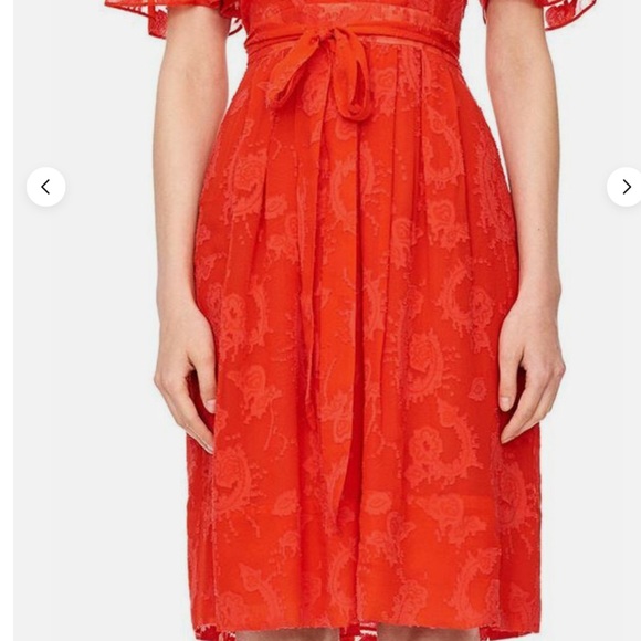 NWT Rebecca Taylor Clip Silk-Blend A-Line Dress Size 0 - Picture 4 of 12